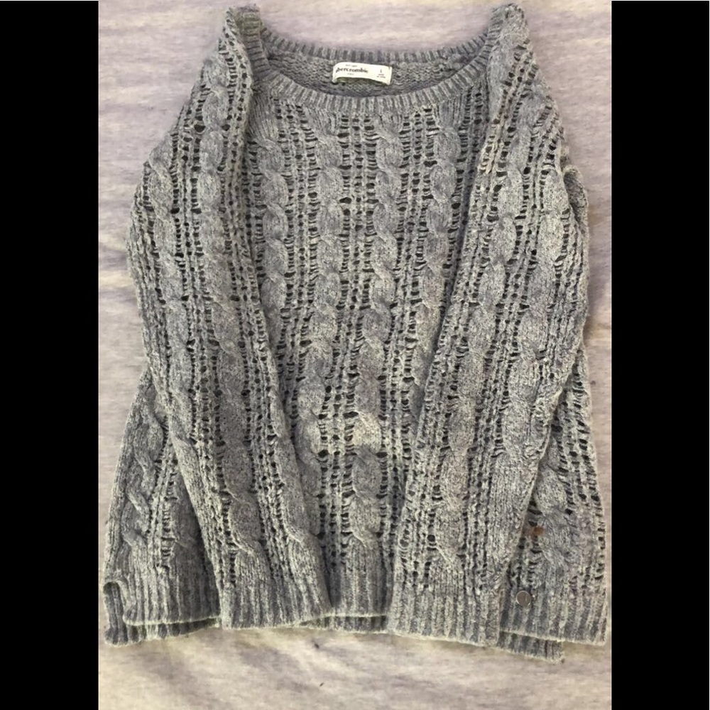 grey sweater from abercrombie